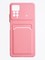 Накладка силиконовая Winter с кардхолдером для Xiaomi Redmi Note 11 Pro розовая - фото 63786