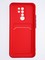 Накладка силиконовая Winter с кардхолдером для Xiaomi Redmi 9 красная - фото 64044