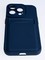 Накладка силиконовая Winter с кардхолдером для Apple iPhone 14 Pro синяя - фото 64545